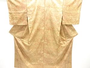 草花に宝尽くし模様本場大島紬着物（染）